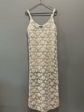 Hudson Gray crochet maxi dress cover up
Sz L GUC